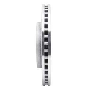 Dodge Durango Brake Rotor (1) - Front Left - R1 Concepts - Drilled & Slotted - Silver - `11-`22